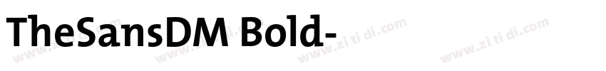 TheSansDM Bold字体转换